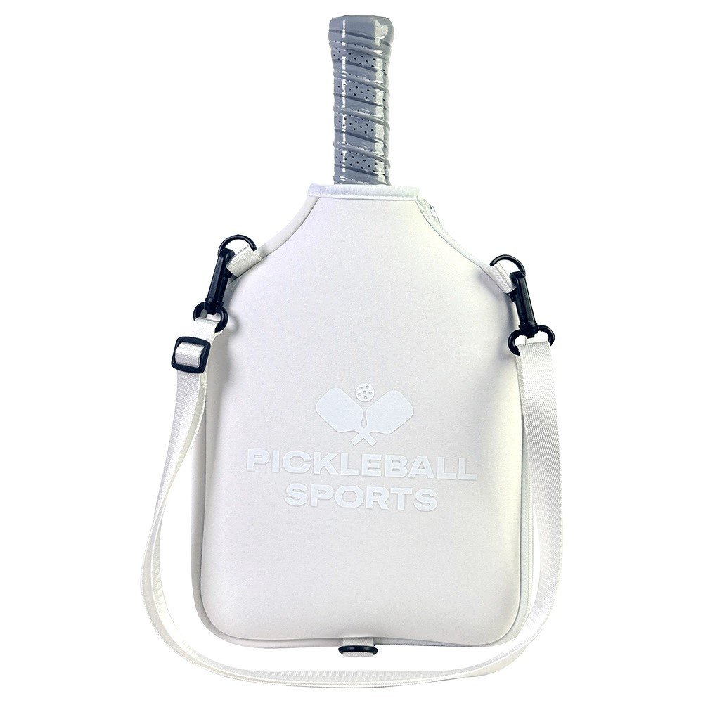 White Portable Small Pickleball Bag For Pickleball Paddles