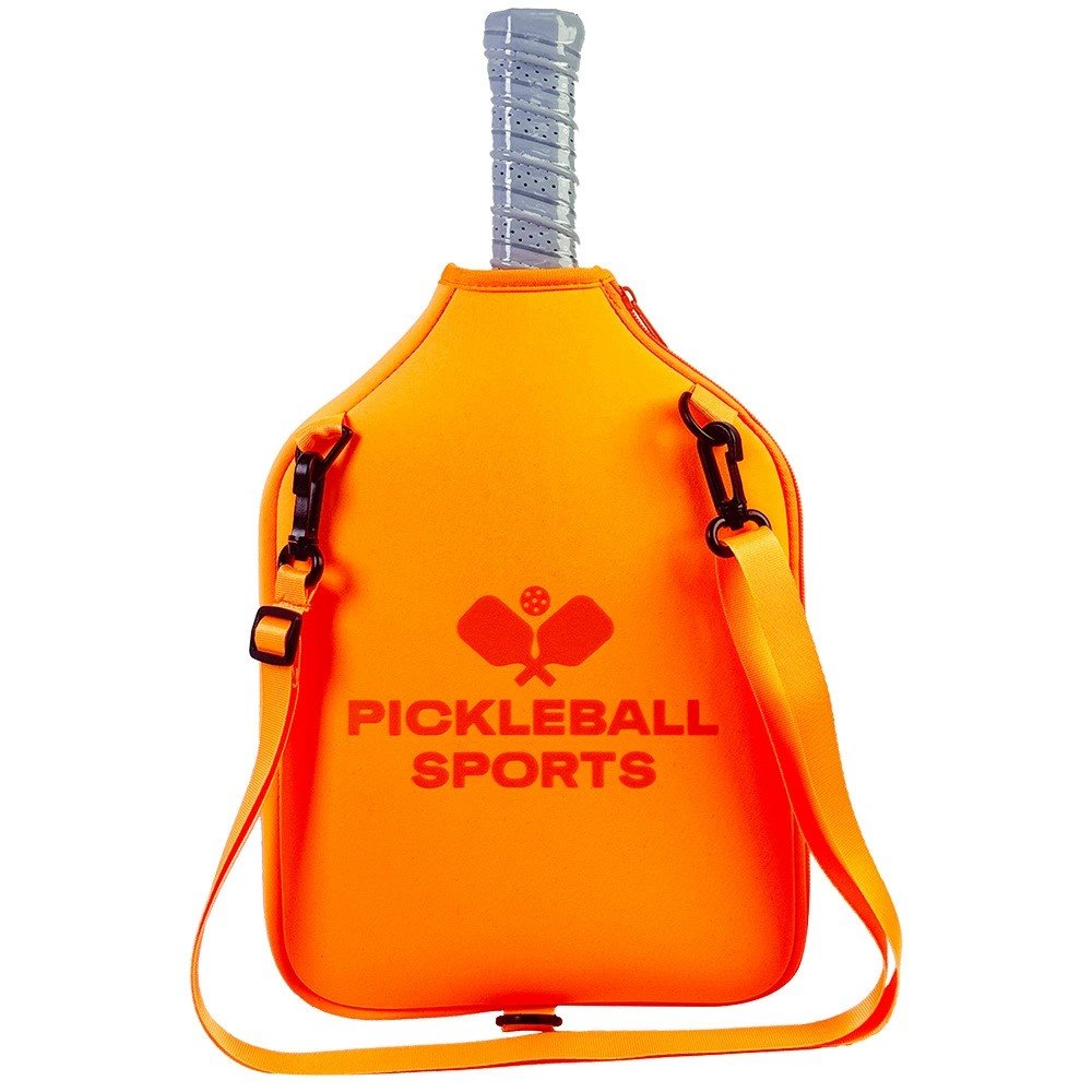 Orange Portable Small Pickleball Bag For Pickleball Paddles