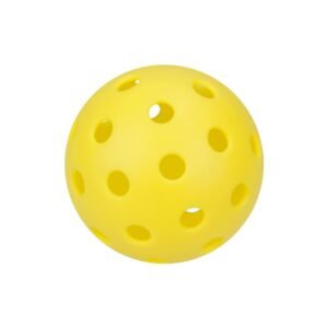 Yellow 40 Holes Pickleball Balls Outdoor Perfectly Balanced