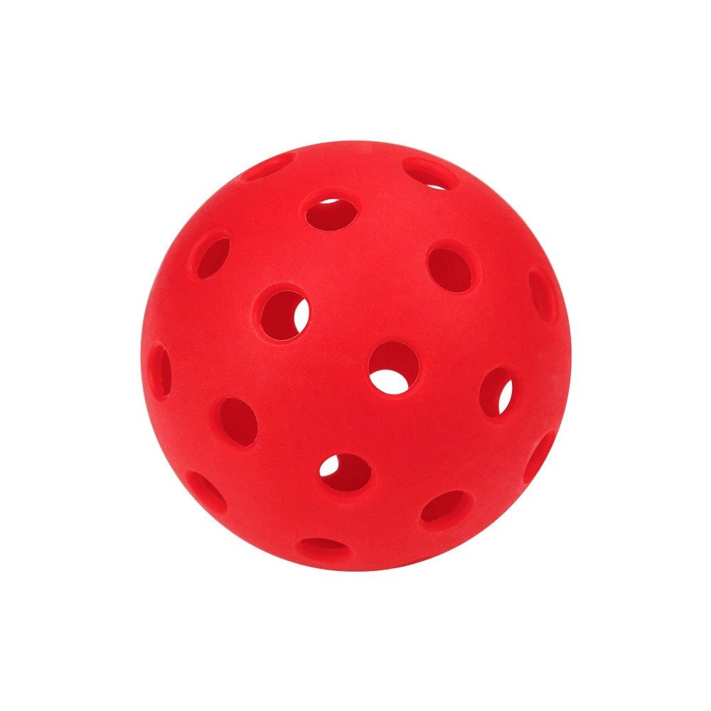 Red 40 Holes Pickleball Balls For Outdoor Indoor Pickleball