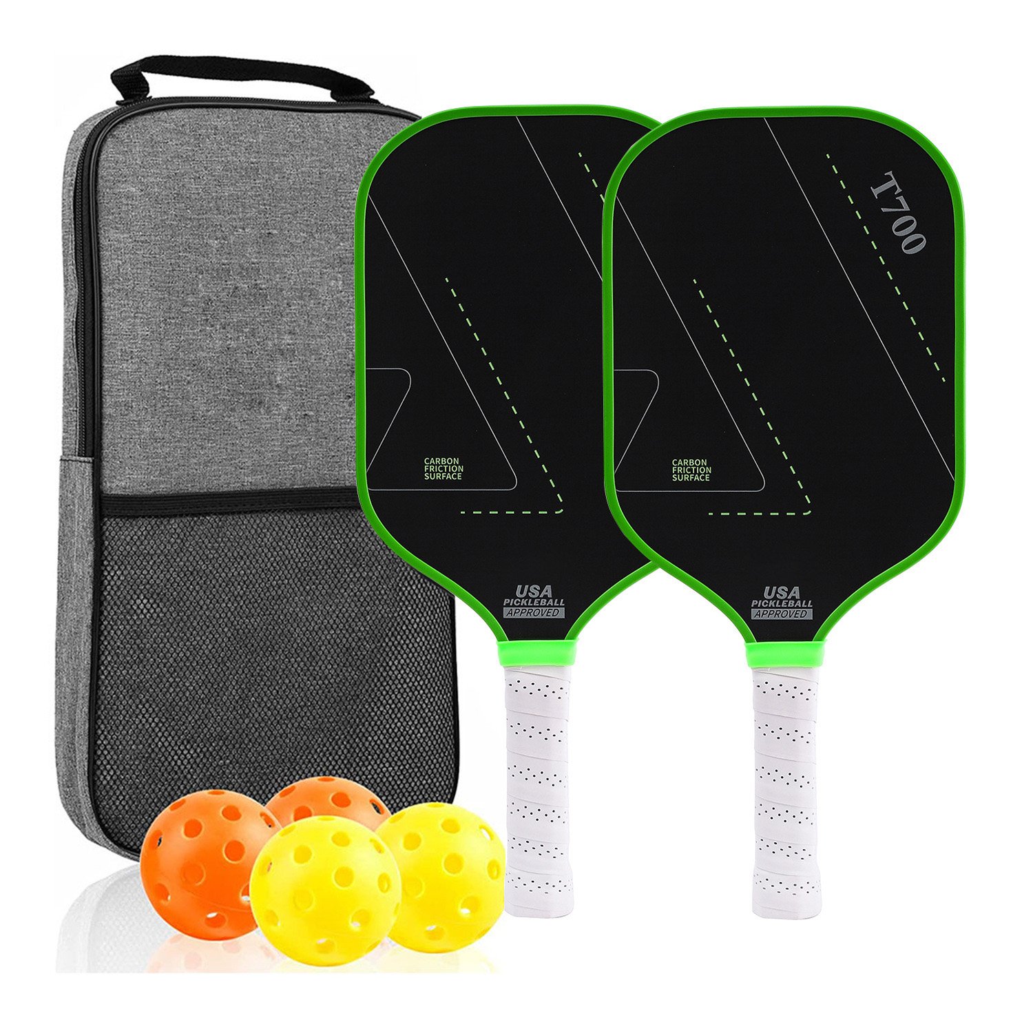pickleball paddle balls set