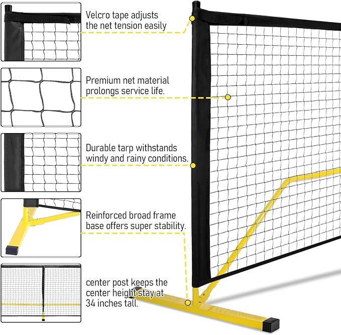 pickleball portable nets 1-13